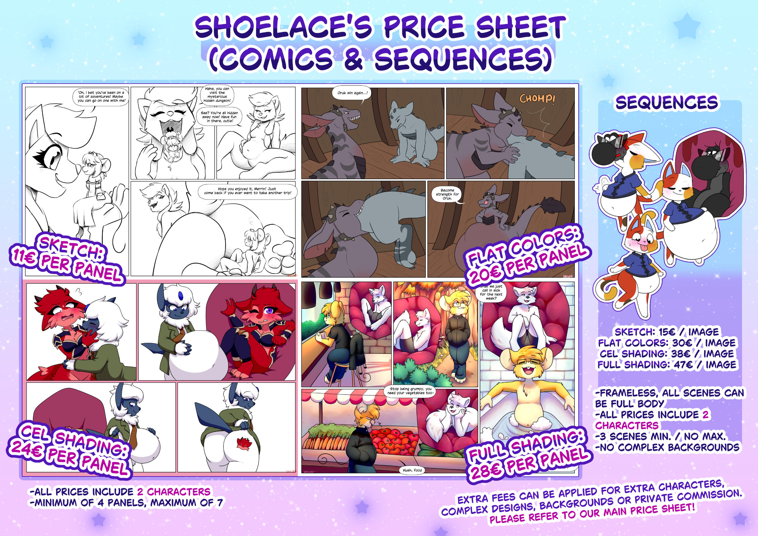 Comics and sequences